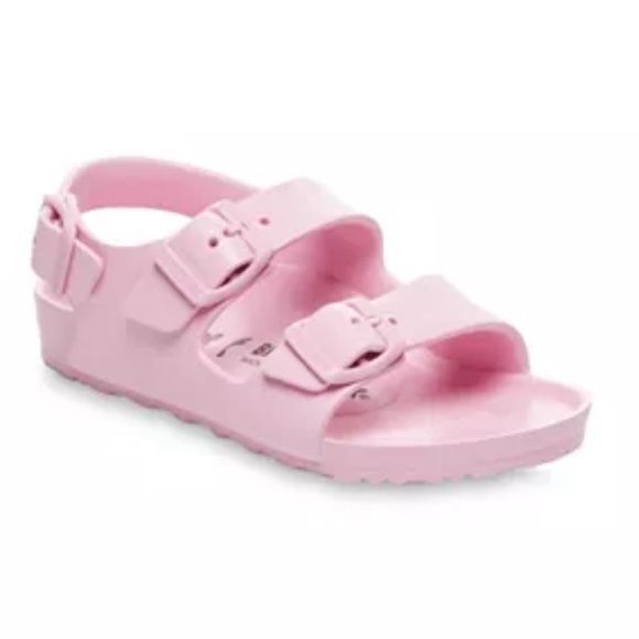 Birkenstock Milano EVA Sandals Little Kid Pink sz toddler 26 girls rubber as is - Picture 1 of 11